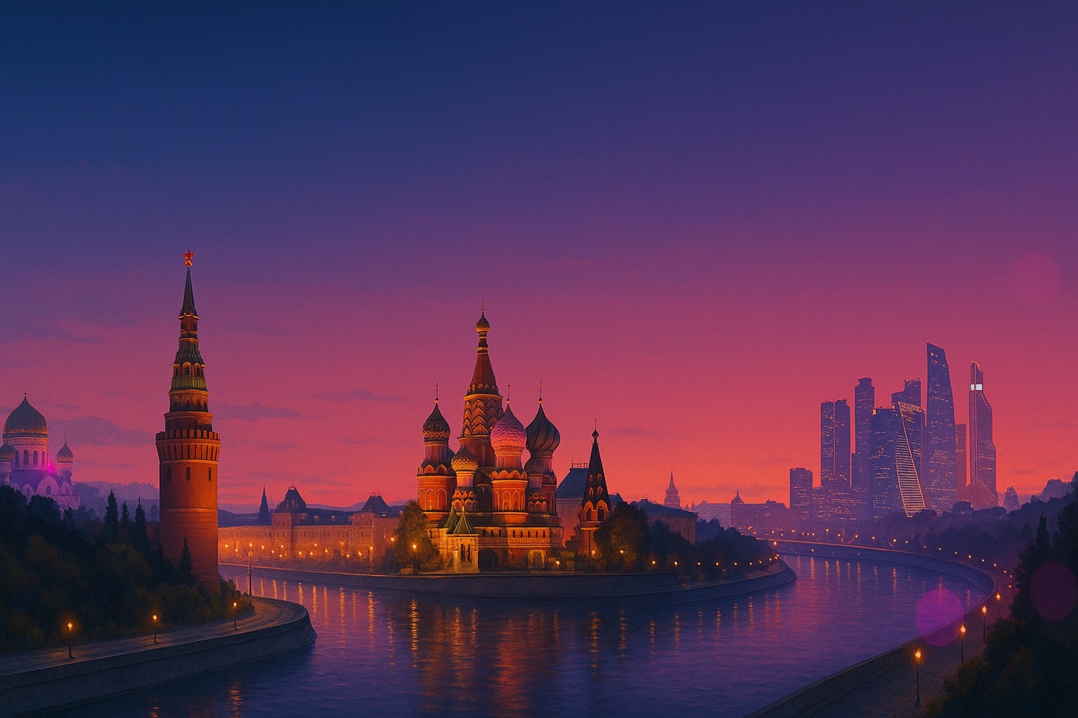 Фон города MLRP